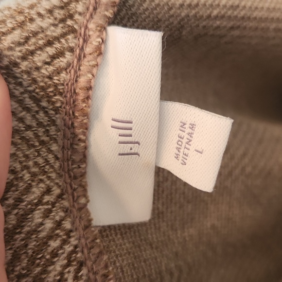 J.jill tan 3/4 sleeve dress L - Picture 5 of 5